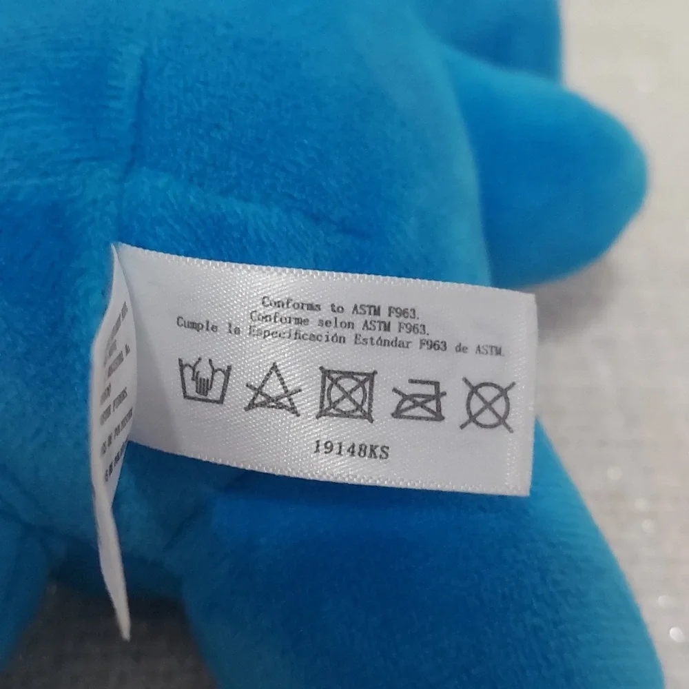WCT Wicked Cool Toys Blue Ninja Anime Character Plush Doll Stuffed Animal Toy 8